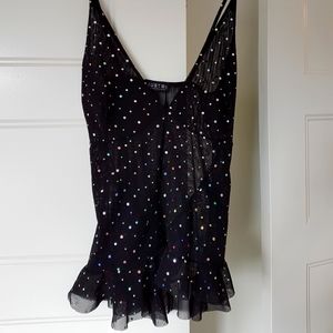 Sparkling black top